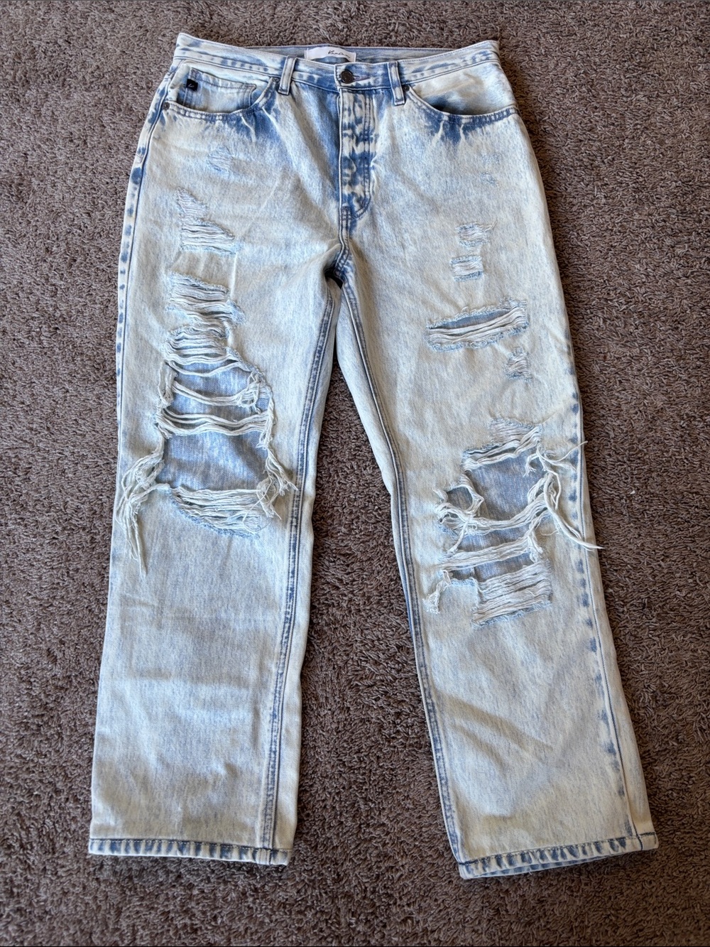 Light Blue Distressed Women’s Jeans